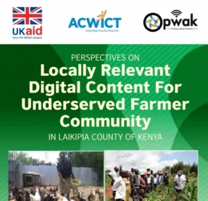 Maudhui Digiti Project – User Needs Assessment Report on Agriculture